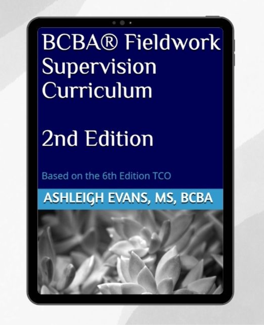 bcba fieldwork supervision book