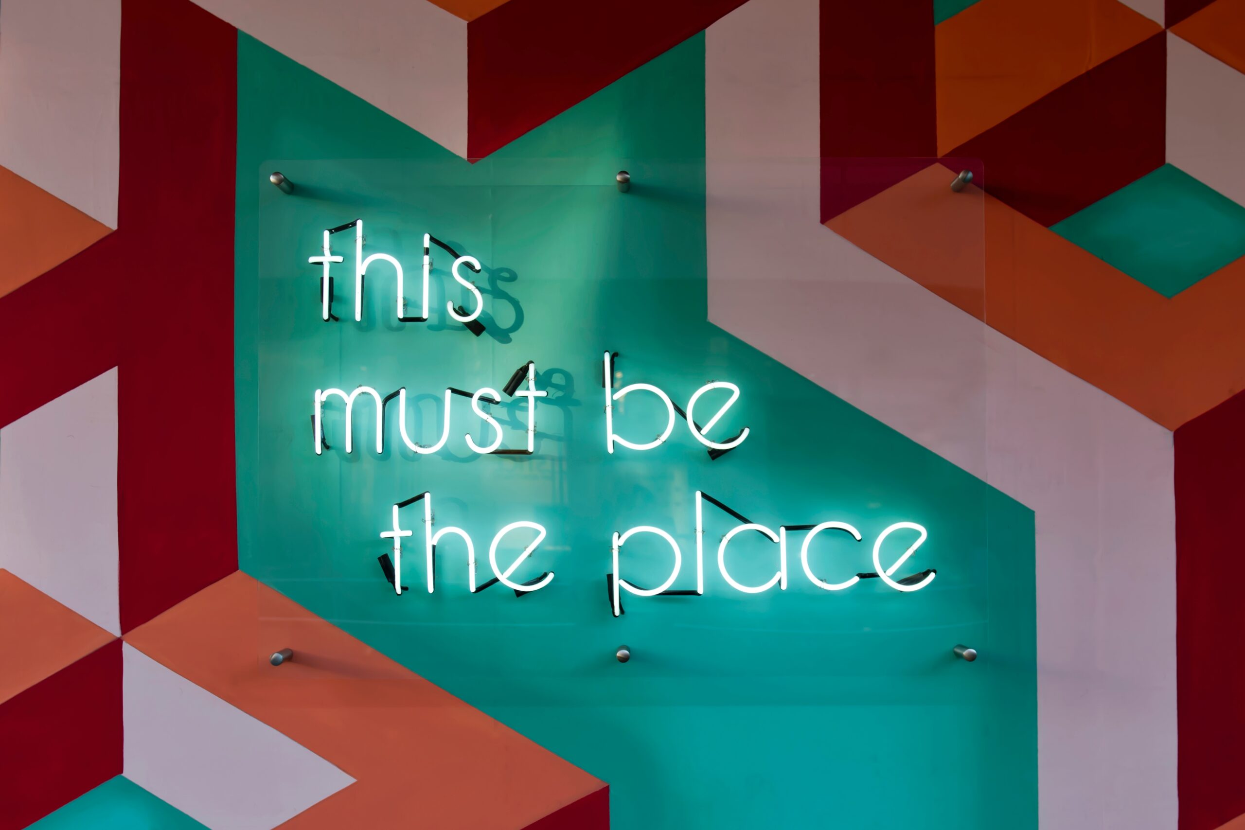 sign that says this must be the place