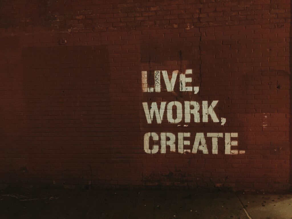 live. work. create