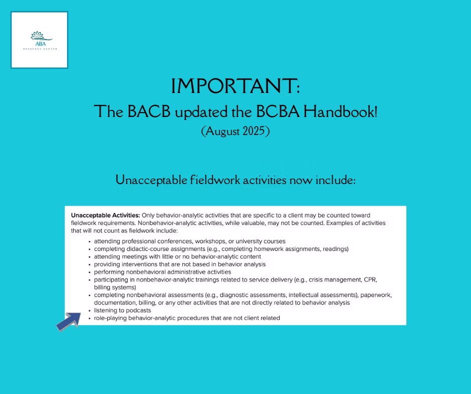 updates to bacb handbook
